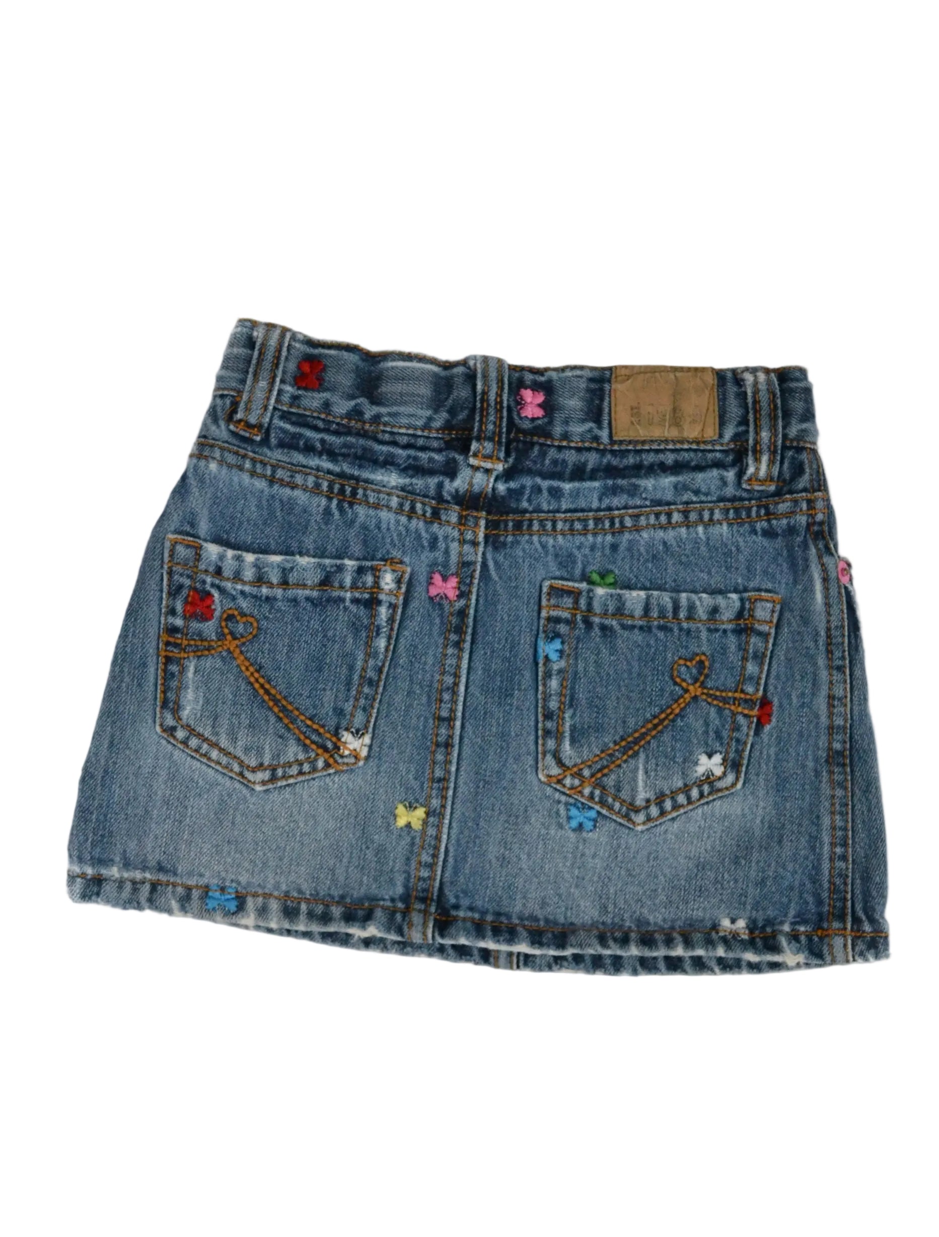 Butterfly Denim Skirt (4T)