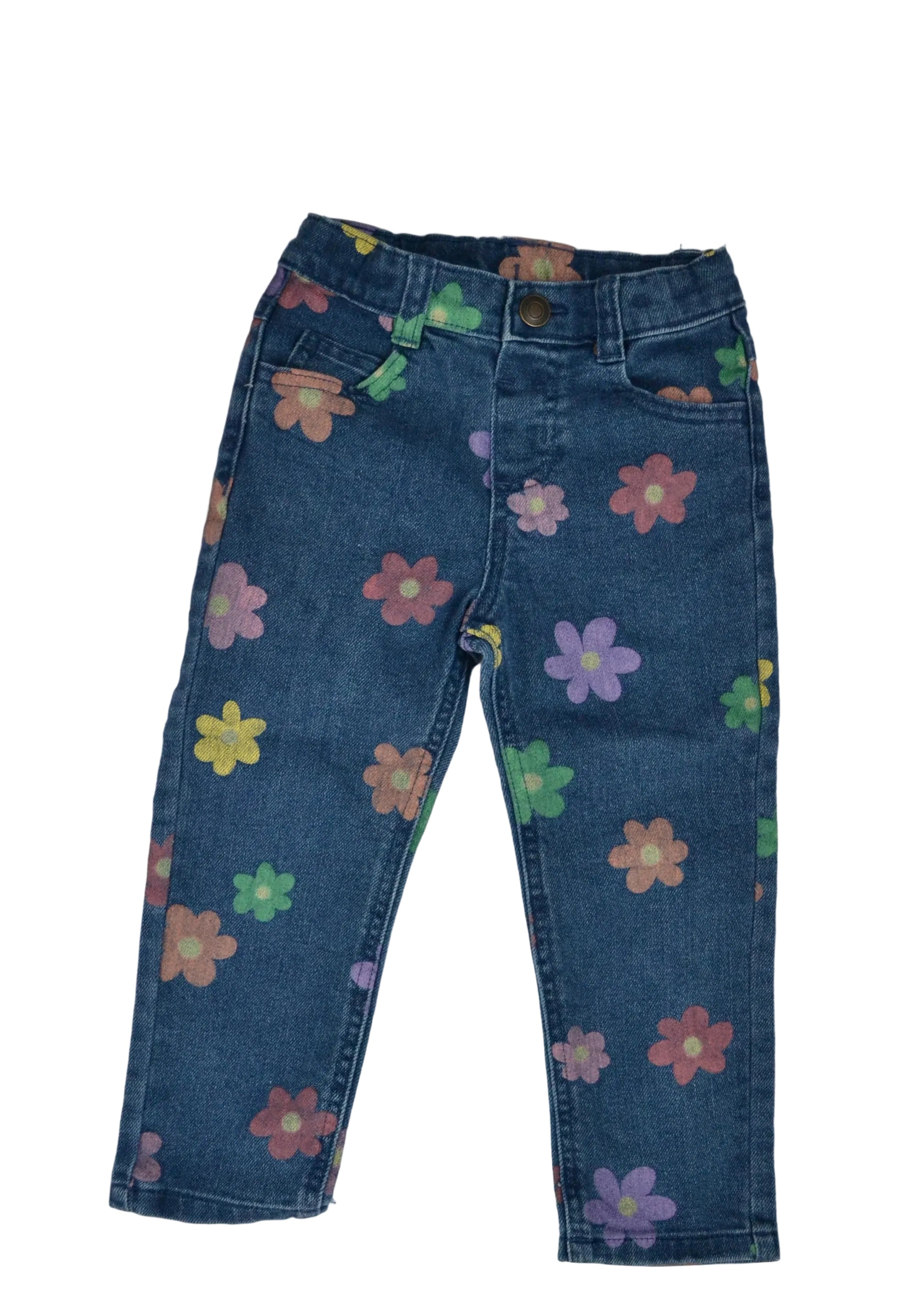 Fun Florals Denim (3T)