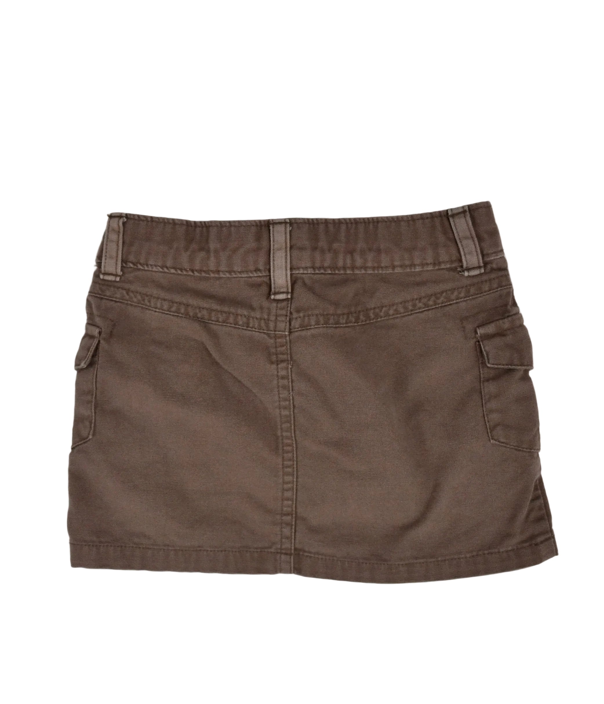 Brown Cargo Skirt (2T)