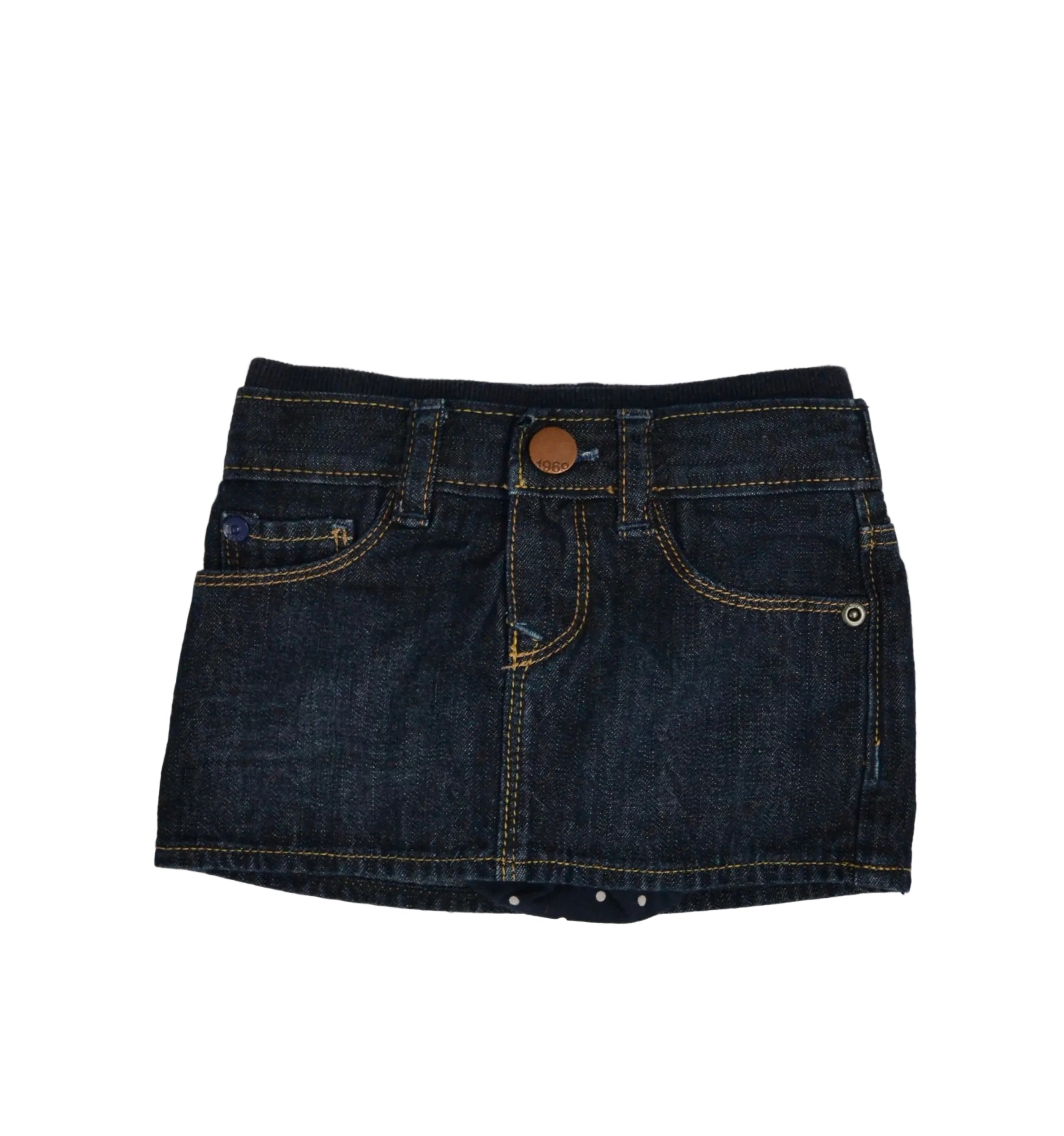 Dark Denim Skirt (3-6M)