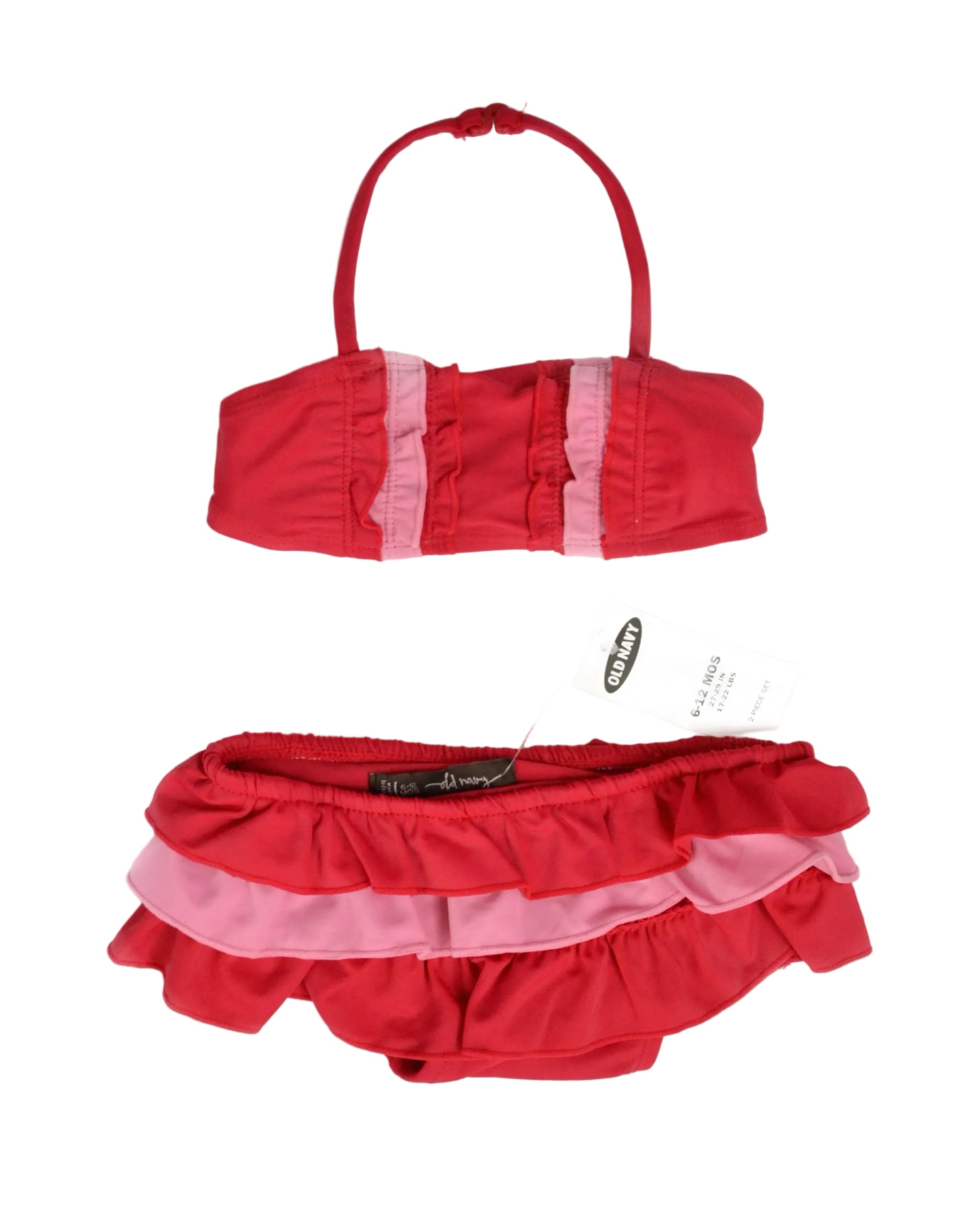 Red Ruffle Bikini (6-12M)
