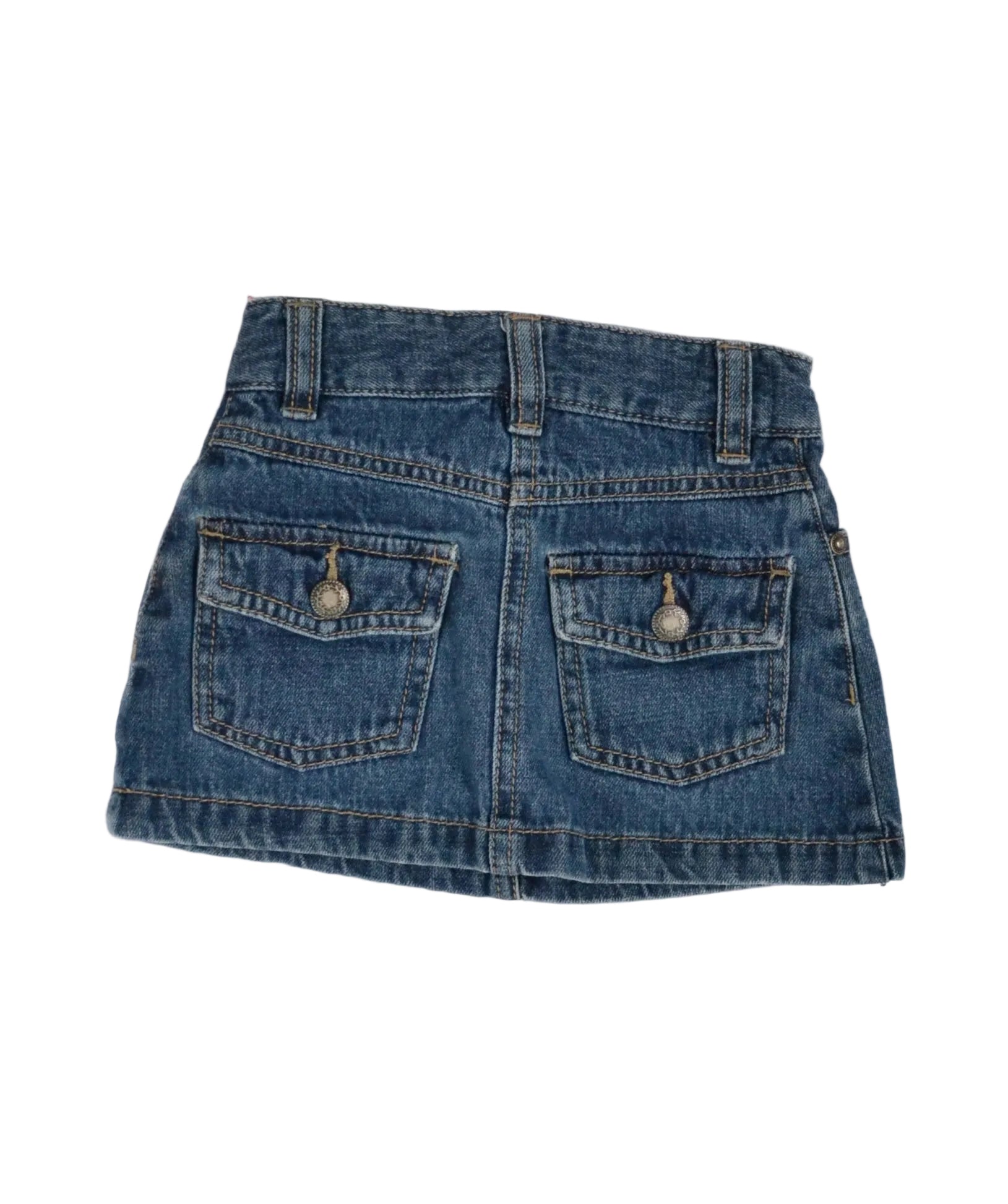 Little Hearts Denim Skirt (2T)